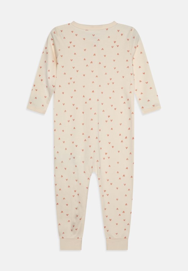 NBFNIGHTSUIT ZIP HEARTS - Pyjamas - buttercream2