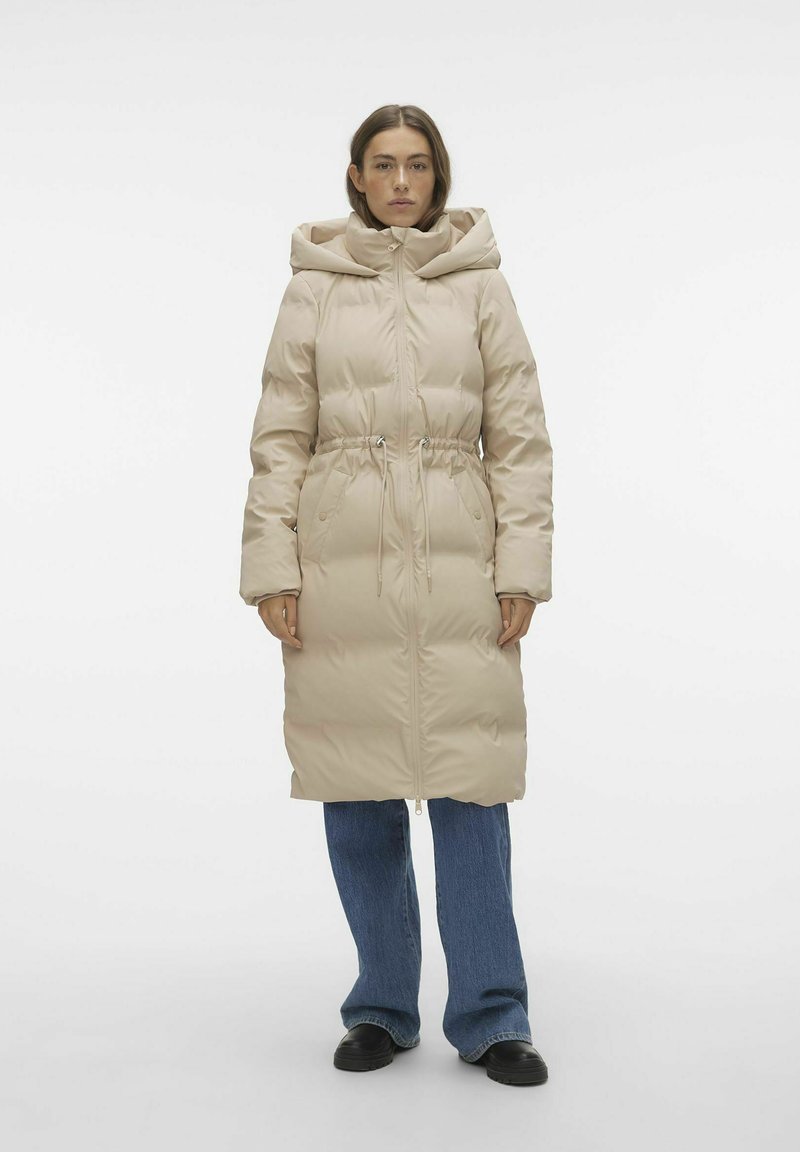 Vero Moda VMNOE Abrigo de invierno doeskin/beige