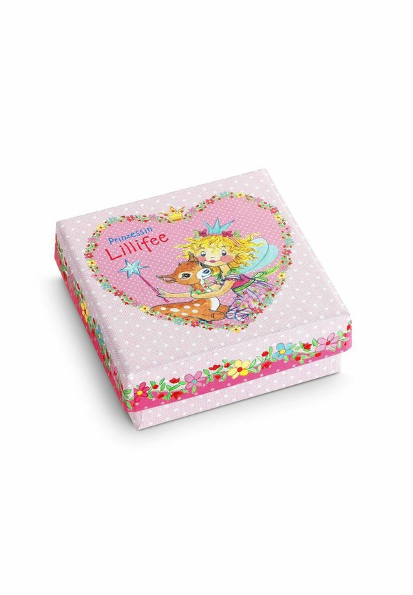 PRINZESSIN LILLIFEE ZIRKONIA SYNTH HERZ – Halskette – silberfarben