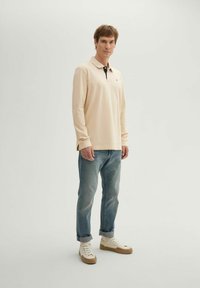 TOM TAILOR BASIC WITH CONTRAST - Polo - smooth light sand