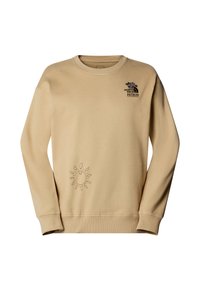 MOUNTAIN CLEANUP OVERSIZED CREW - Sweater - khaki stone
