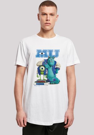 DISNEY MONSTERS UNIVERSITY POSTER  - Print T-shirt - white