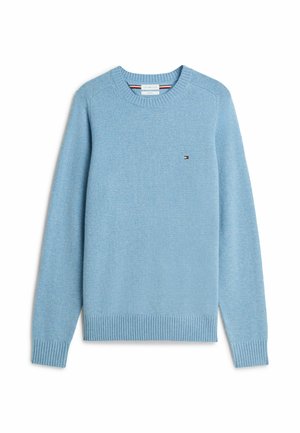 Tommy Hilfiger, LAMBSWOOL CREW NECK - Jersey de punto - sky blue heather