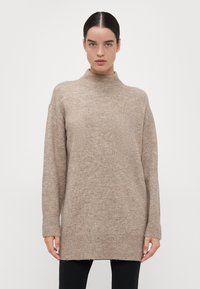 Vero Moda Tall VMIRIS HIGHNECK - Maglione - silver mink melange