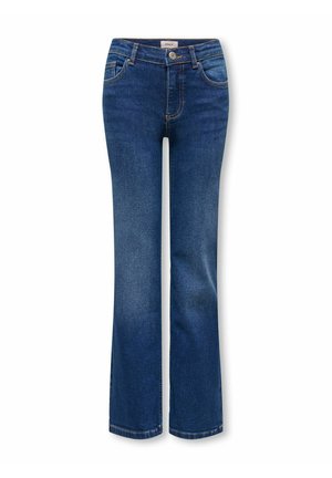 ONLY GIRLS WIDE-FIT JEANS KOGJUICY WIDE LEG FIT JEANS - Wide leg - dark blue denim