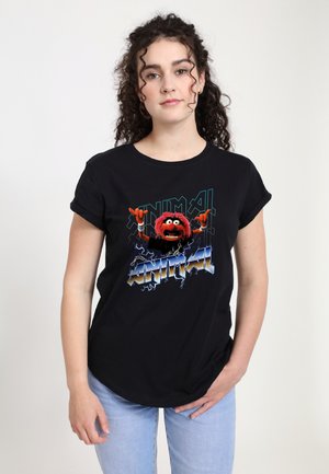 Disney MUPPETS ANIMAL METAL - T-shirt print - black