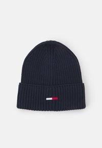 Tommy Jeans FLAG BEANIE UNISEX - Gorro - navy