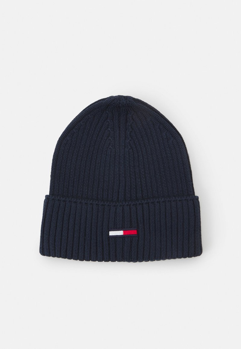 Tommy Jeans FLAG BEANIE UNISEX - Gorro - navy