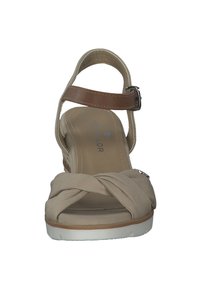 TOM TAILOR Sandalias de cuña - beige