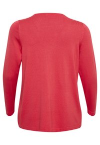 Kaffe Curve FARSIA - Chaqueta de punto - cayenne