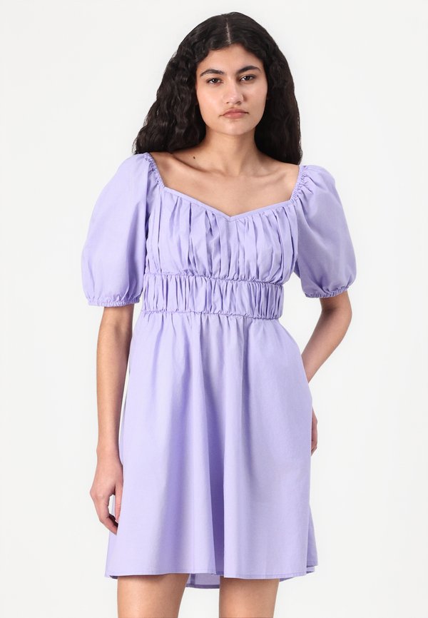 V PUFF SWEETHEART MINI - Day dress - warm violet3