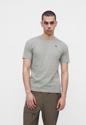 Kappa, LOGO IGATTO UNISEX - Обикновена тениска - grey melange