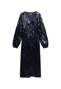 Superdry & Co SEQUIN WRAP  - Robe de soirée - navy sequin