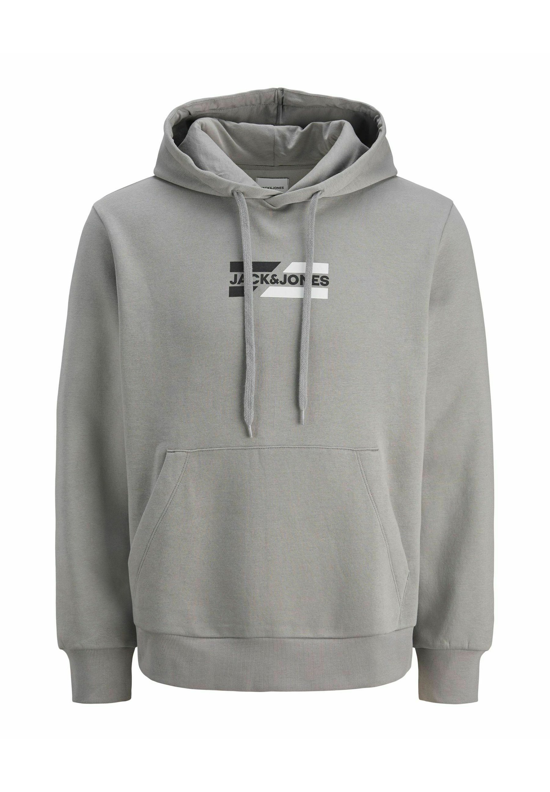 Jack & Jones Logo - Hoodie - ultimate grey/grey - Zalando.co.uk