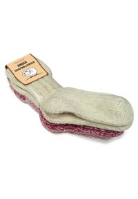 Normani NORWEGIAN 3 PACK - Socken - off-white/rose/red