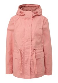 QS MIT DURCHZUGSKORDEL Parka koralle/apricot