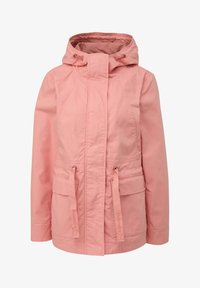 QS MIT DURCHZUGSKORDEL Parka koralle/apricot