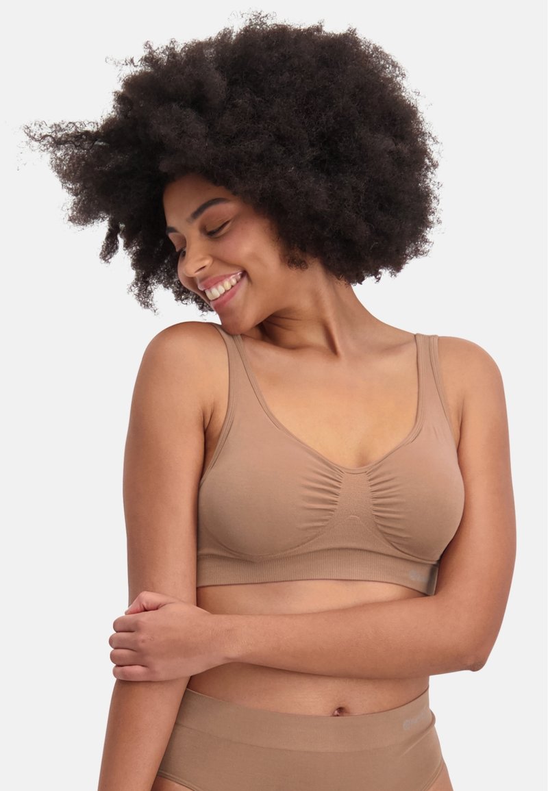 Bamboo Basics 1 PACK - SEAMLESS PADDED - Bustier - tan