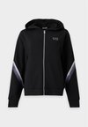 NATURAL HOODIE - Φούτερ με φερμουάρ - black