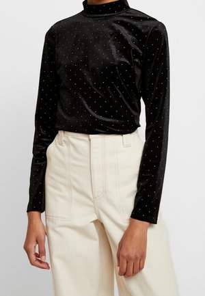 T-shirt à manches longues - mottled black