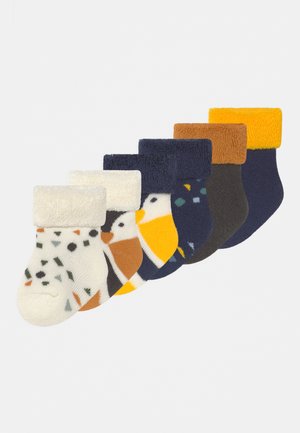 BOY PINGUIN 6 PACK - Ponožky - blue/off-white