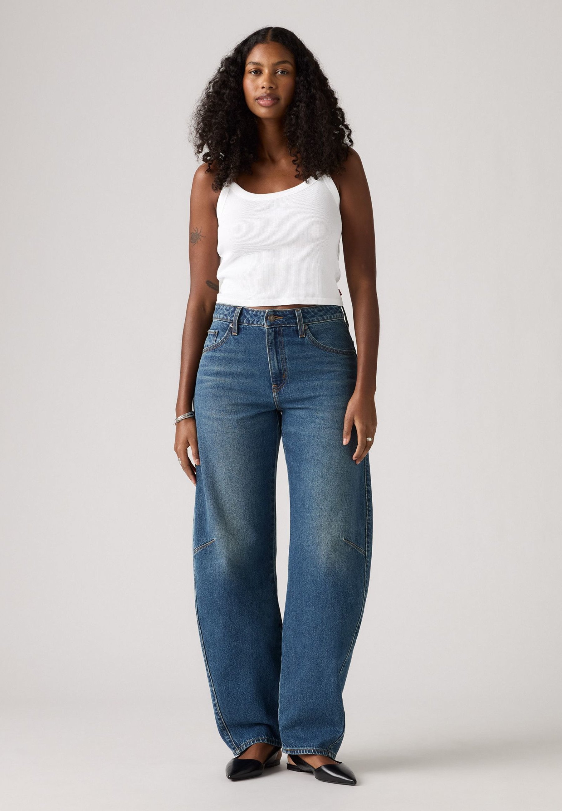 Levi's® BAGGY DAD BARREL - Baggy Jeans - most wanted/dark-blue