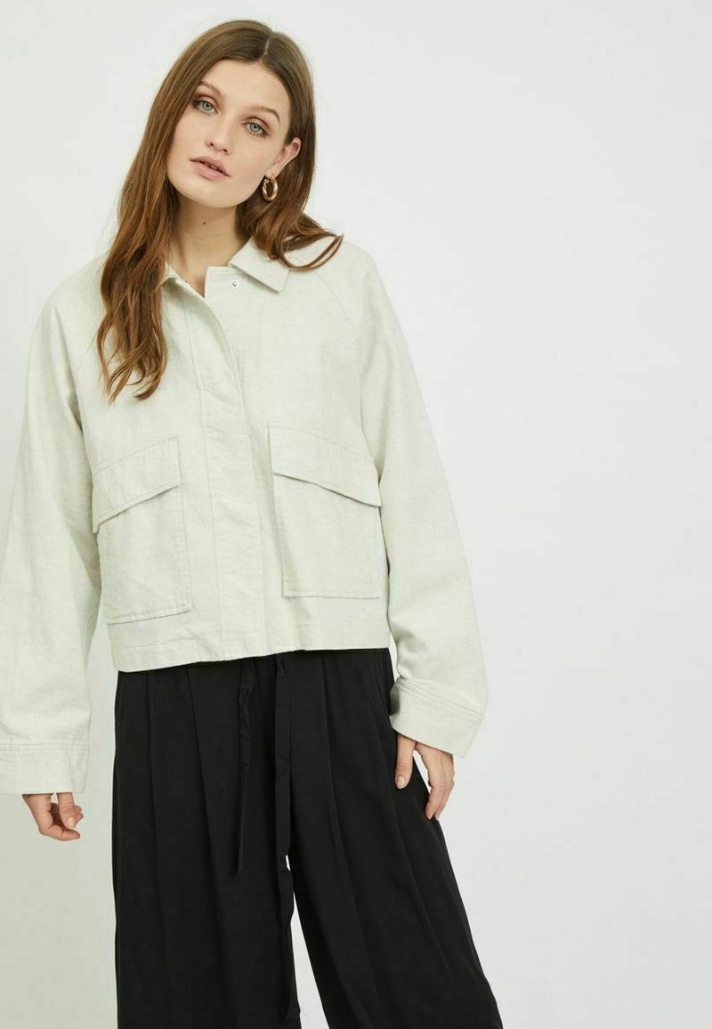 Damen Leichte Jacken | Vila Leichte Jacke natural melange/beige - GZ24838 Damen Leichte Jacken | Vila Leichte Jacke natural melange/beige - GZ24838