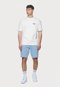 Pegador LANDON TEE - Print T-shirt - white