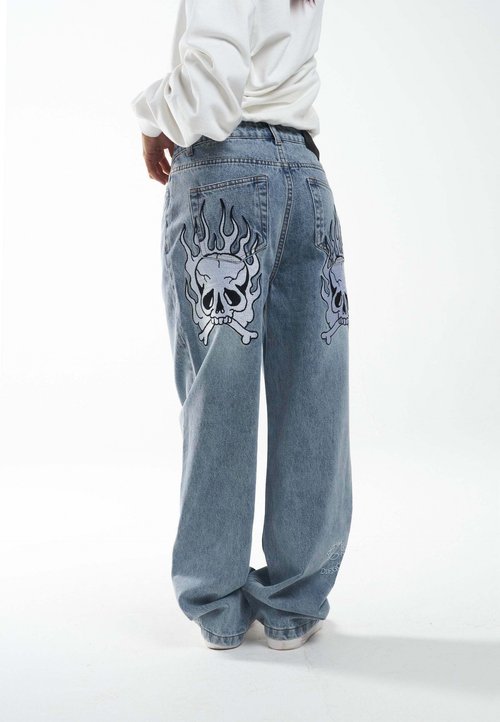 Ed Hardy ONLY LIVE ONCE - Jeans Relaxed Fit - indigo/bluedenim - Zalando.dk