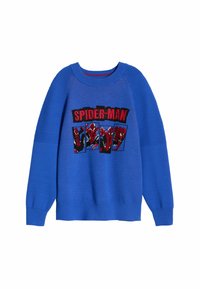 Name it NMMJOX SPIDERMAN - Sweatshirt - dark sapphire/bleu marine
