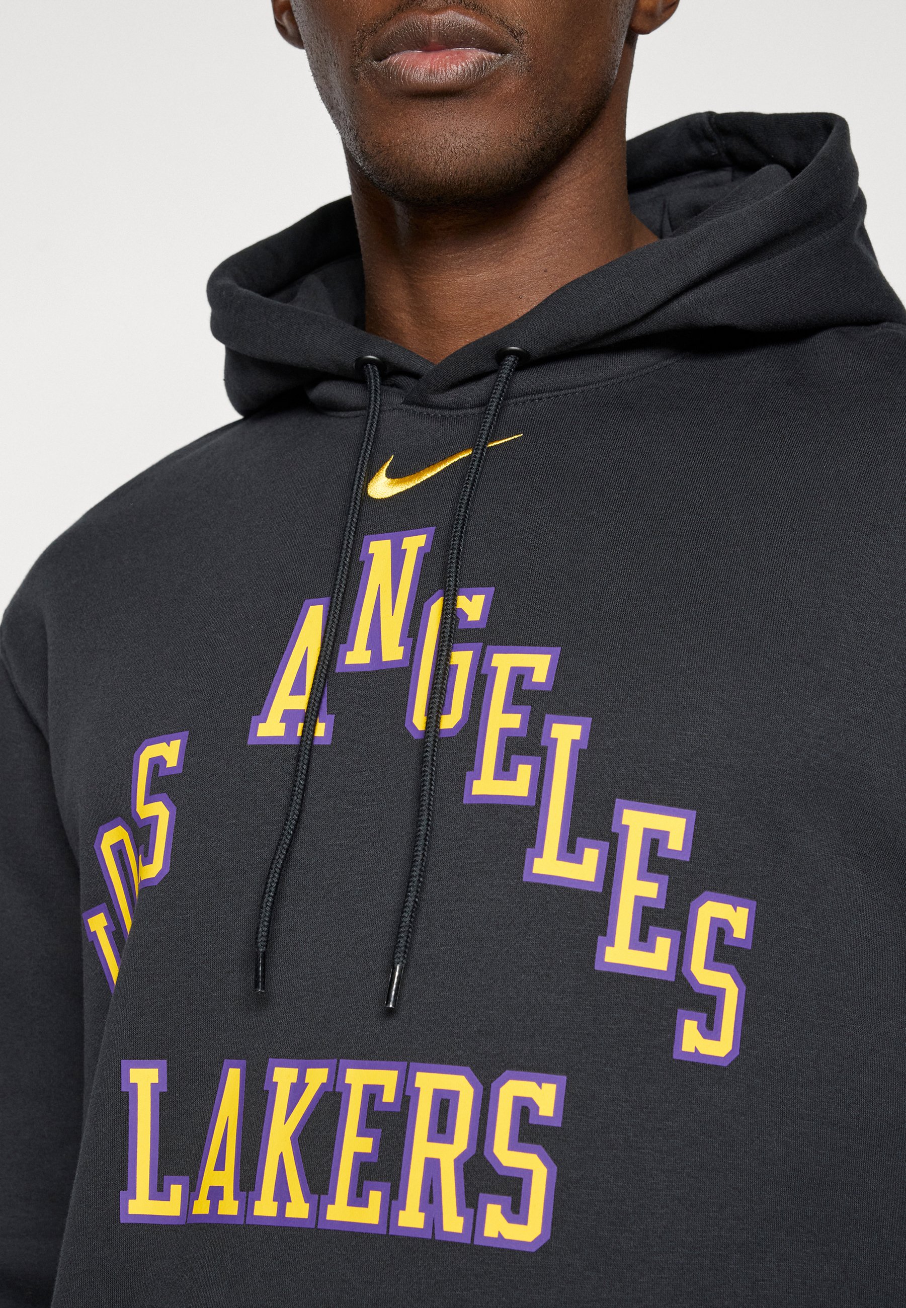 nike lakers hoodie black