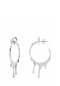 Latelita MAGMA HOOP EARRINGS SILVER - Orecchini - silver coloured