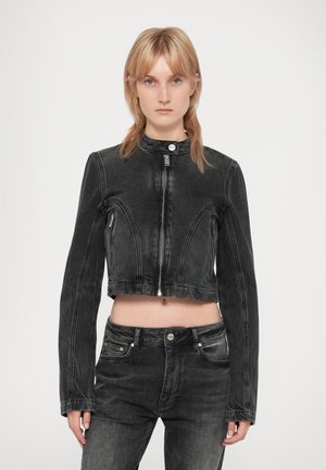 ZIPPED JACKET - Farmerdzseki - black vein