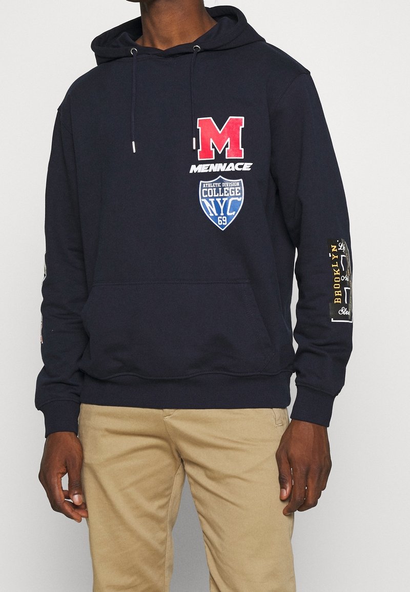 Mennace Jersey con capucha - blue