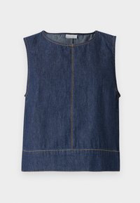 JDYSABRINA ROUND NECK  - Blouse - dark blue denim