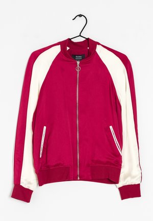 Bershka Bomberjacke - red