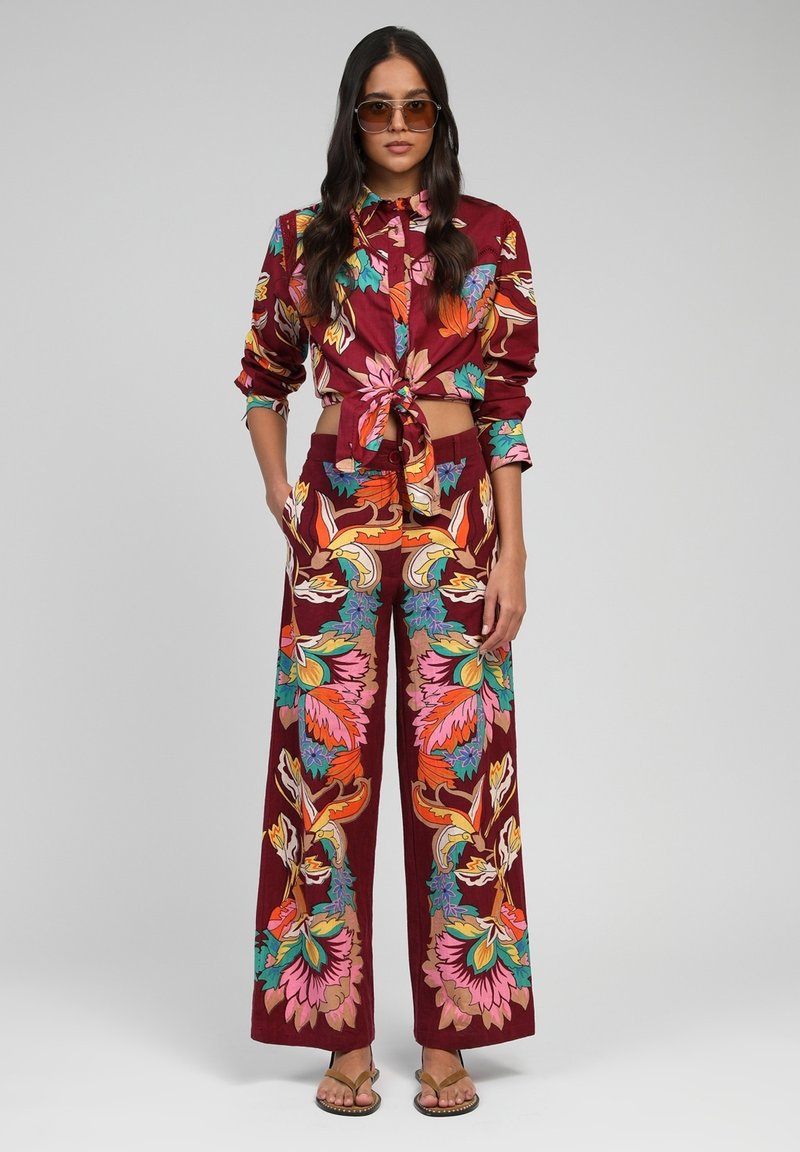 AN'GE Pantalon classique - pachina cerise