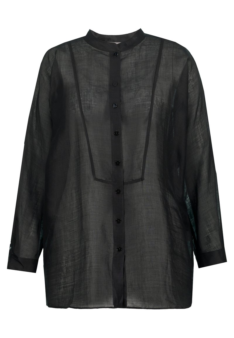 Ulla Popken Overhemdblouse zwart