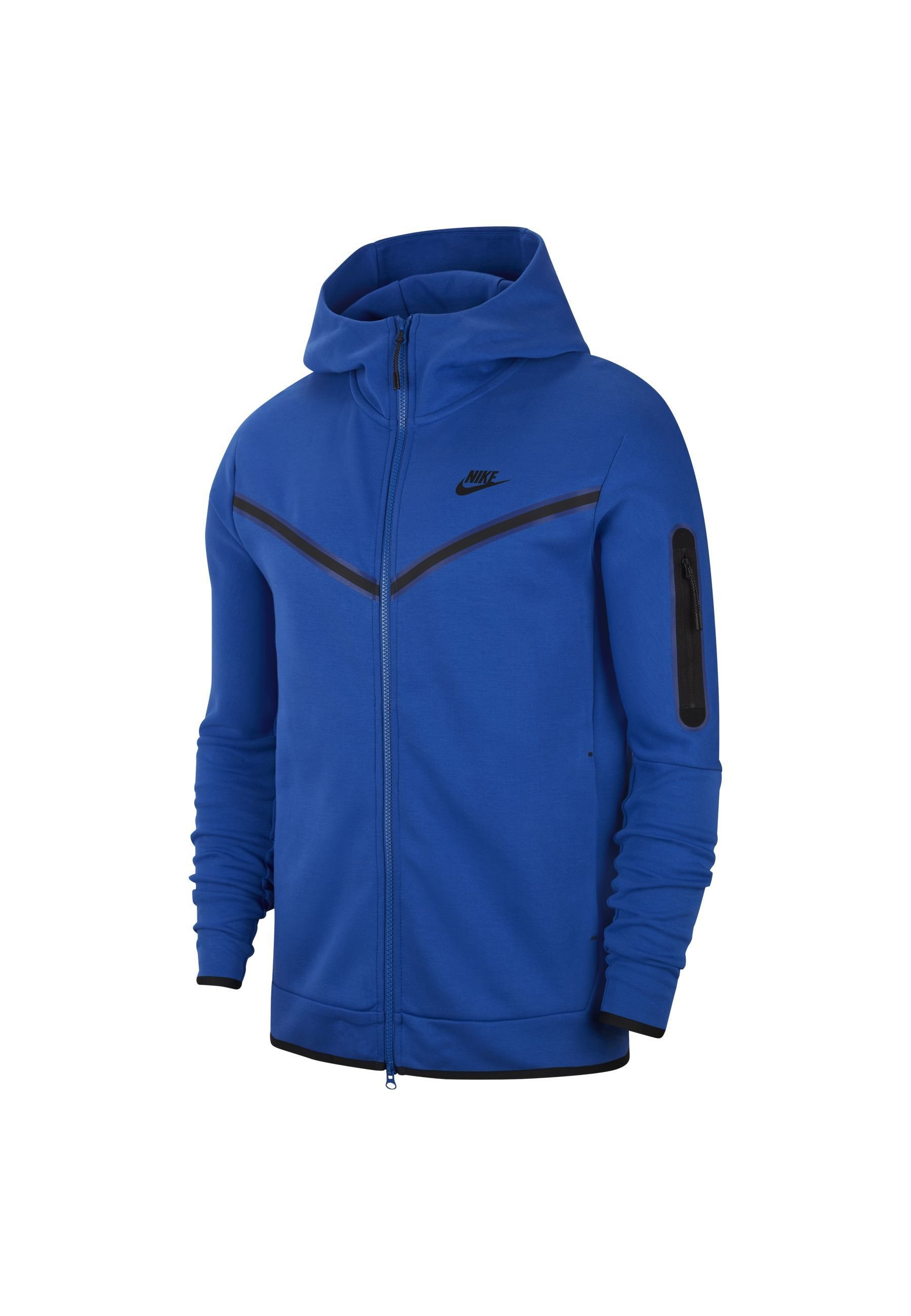 Nike Sportswear HOODIE - Felpa con zip - game royal/black/blu reale -  Zalando.it