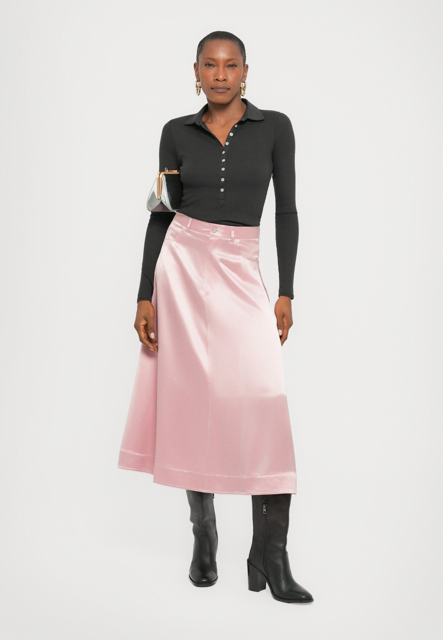 【NUUANU】ヌアヌ Rose Skirt_Pink タイトスカート NUUANU｜ヌアヌのスカート通販 - ZOZOTOWN