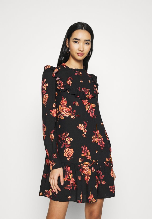 BAILEY FLORAL MINI - Robe d'été - black