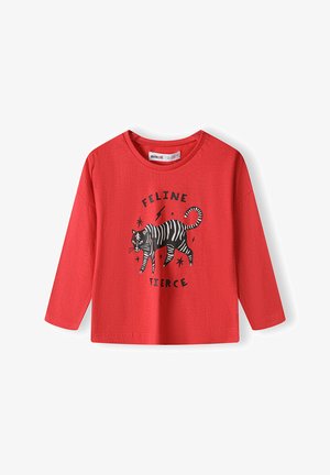 LONG SLEEVE WITH PRINT - Majica kratkih rukava s printom - red