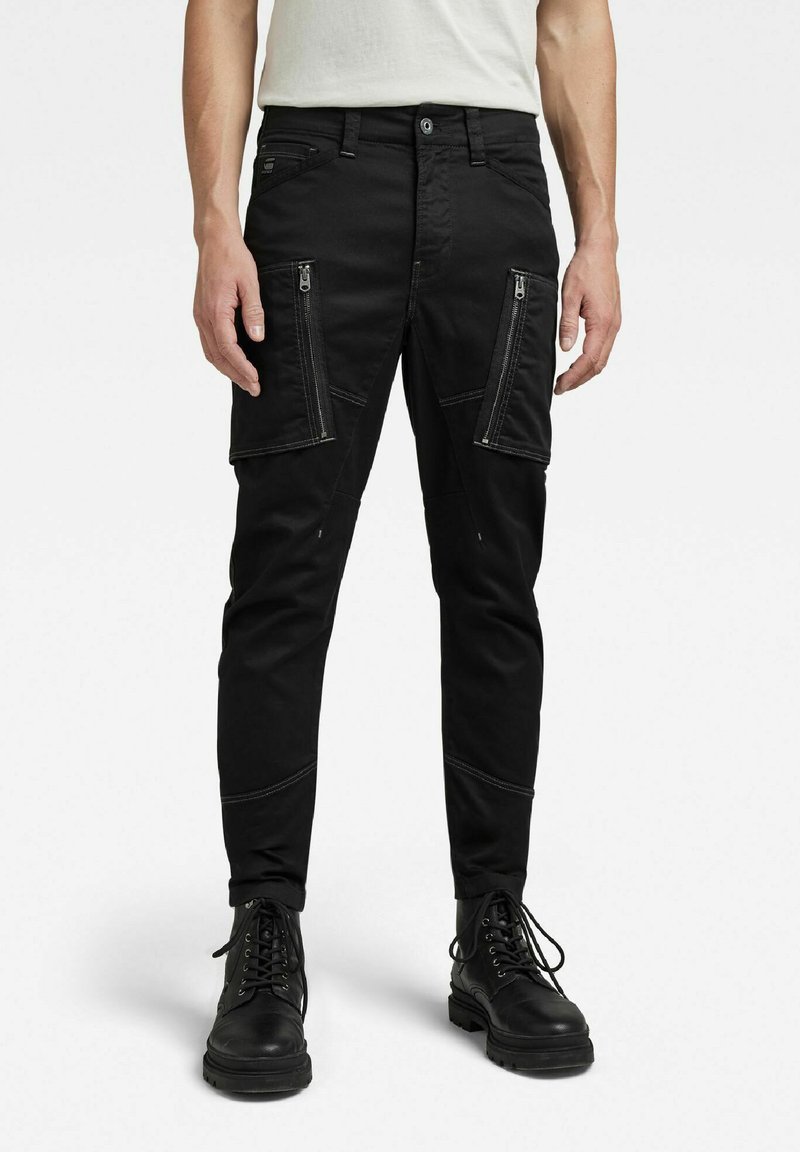 G-Star - ZIP 3D SKINNY - Pantaloni - dk black, Ingrandire