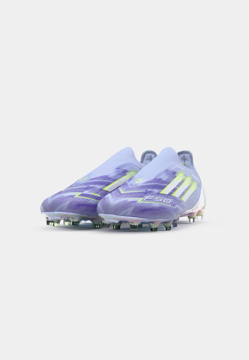 adidas Performance F50 SPARKFUSION ELITE W LACELESS FIRM GROUND /  ARTIFICIAL GROUND FOOTBALL BOOTS - Firm-ground football boots - violet  tone/lucid lemon/purple rush/purple - Zalando.ie