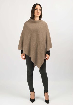 PONCHO - Cape - visone