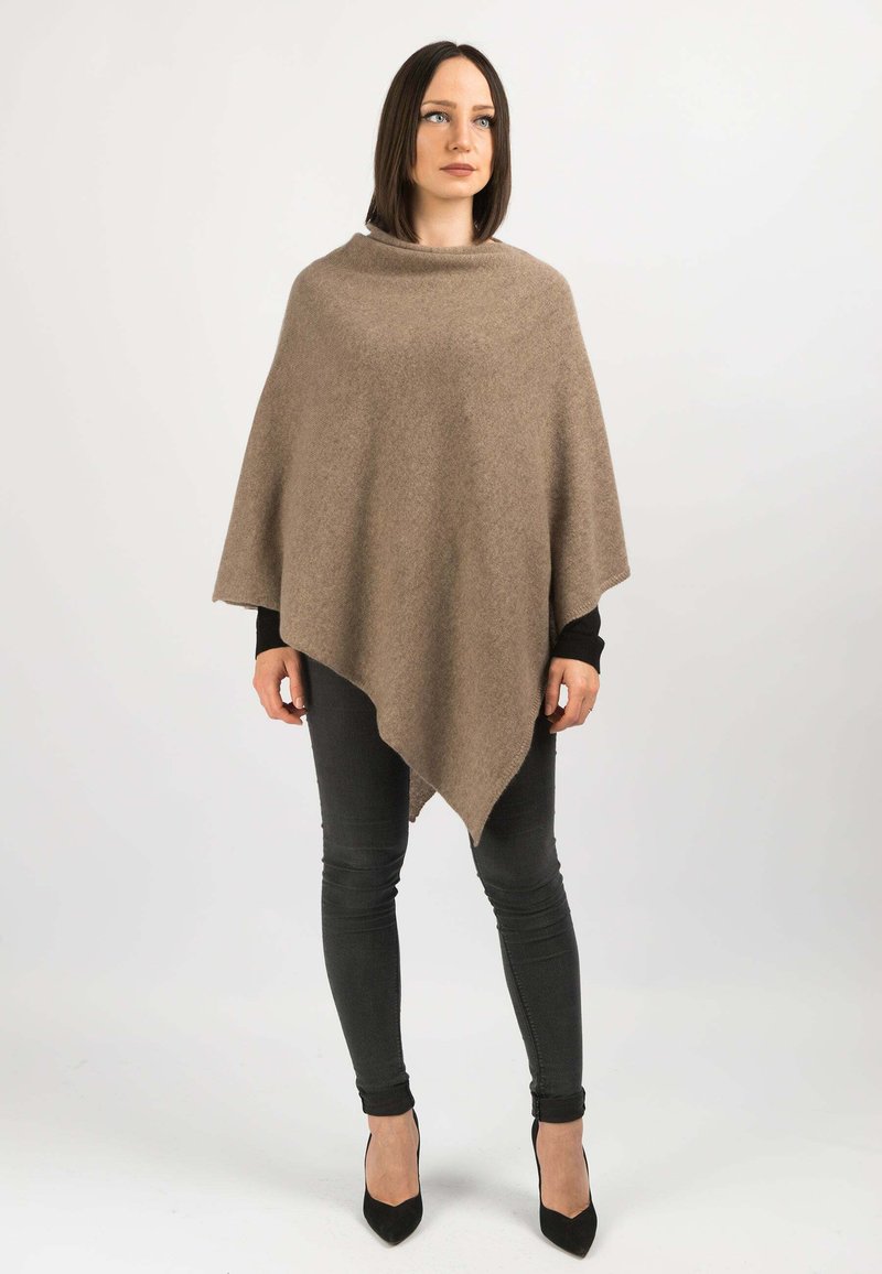 Dalle Piane Cashmere PONCHO - Pončo - visone