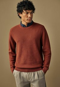 Next MOCK CREW - Jumper - rust brown