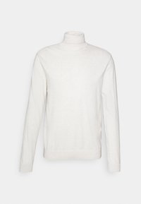 SLHBERG ROLL NECK NOOS - Camisola - egret melange