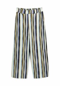HIGH WAIST CULOTTE - Pantalon classique - watercolor stripe