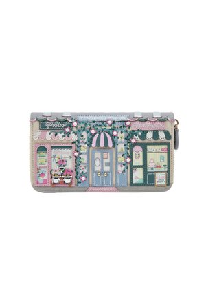 Vendula, VENDULA LONDON - PORTAFOGLIO DONNA GRANDE CON ZIP POSIES AND PATISSERIES - Monedero - lilla